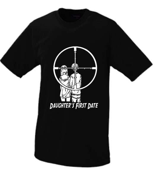 Daughter'S First Date Protective Dad  Tshirt