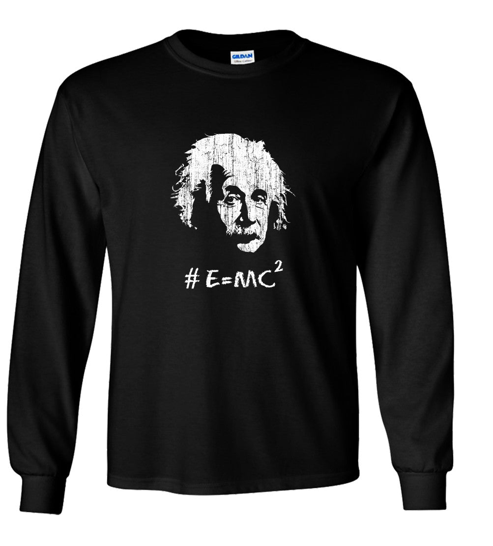 Albert Einstein Hashtag #E=MC2 T shirt