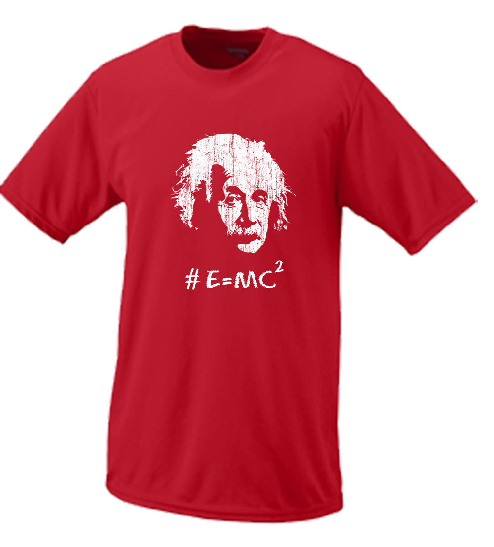 Albert Einstein Hashtag #E=MC2 T shirt
