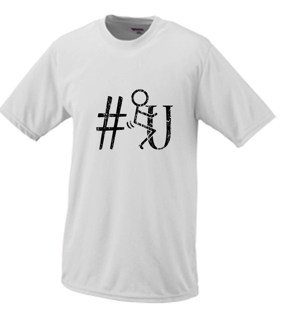 F*ck U Hash Tag, Stick Figure Parody T Shirt Comedy Funny