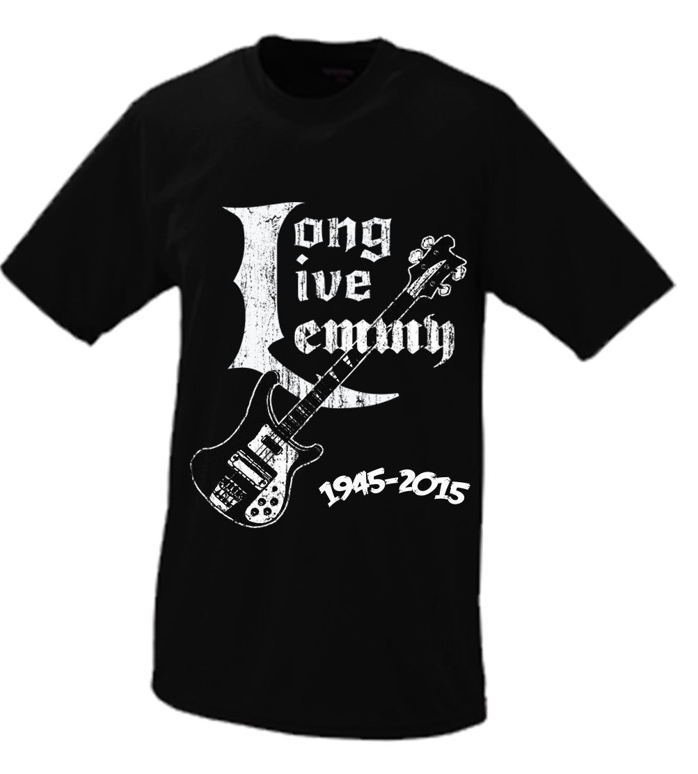 Long Live Lemmy Kilmister Tribute T shirt (Motorhead)