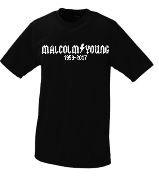 Malcolm Young ACDC Tribute Memorial Tshirt #2