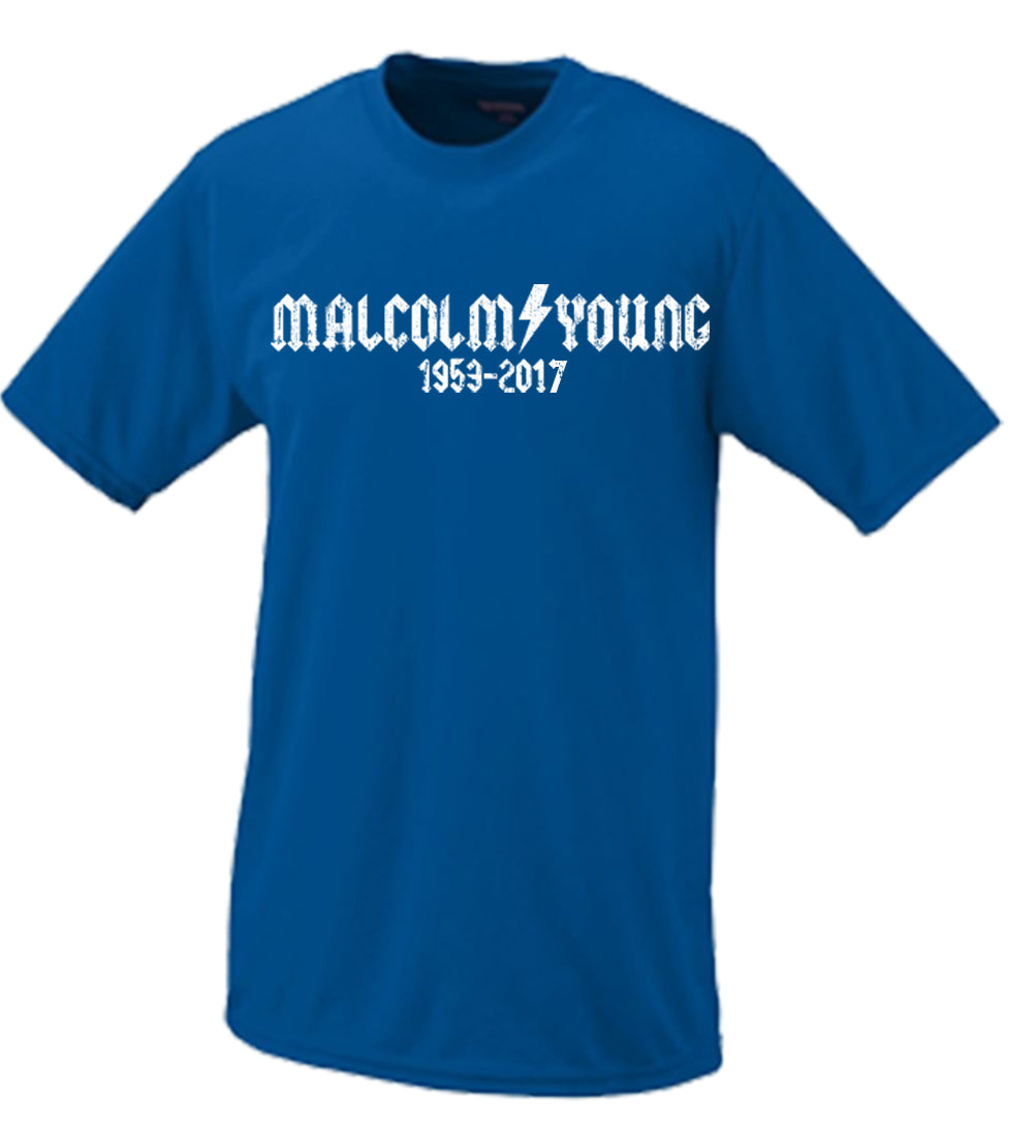 Malcolm Young ACDC Tribute Memorial Tshirt #2