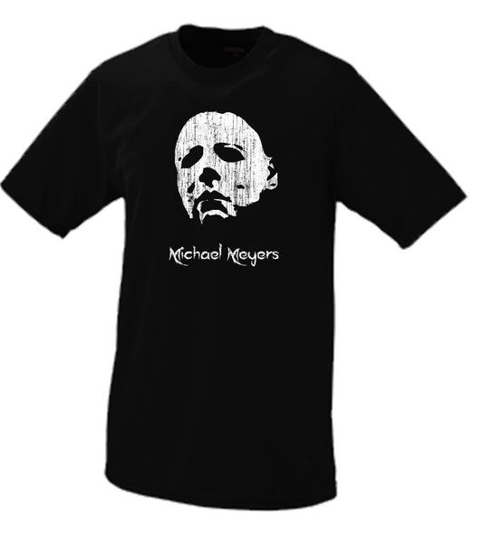 Michael Meyers Portrait T Shirt Halloween Haddonfield