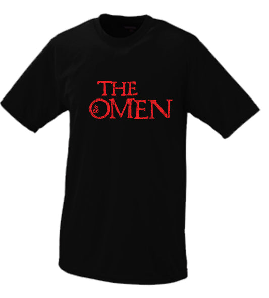 The Omen Movie Title T Shirt Damien Thorn 666 Antichrist