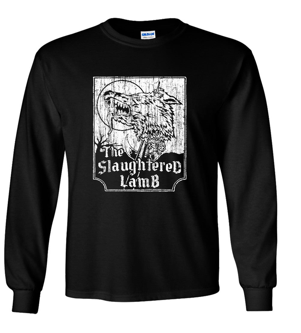 The Slaughtered Lamb T Shirt American Werewolf In London Parody
