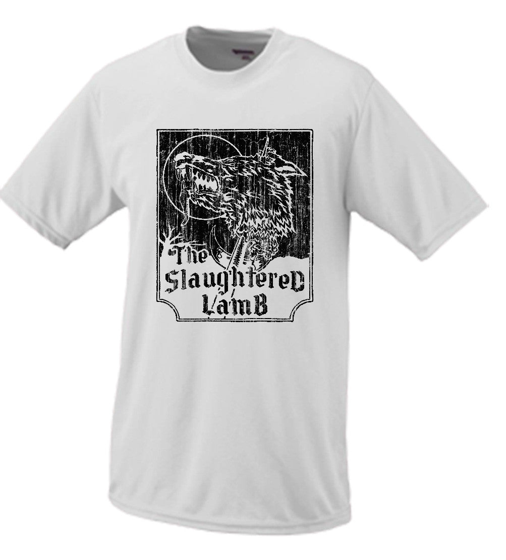 The Slaughtered Lamb T Shirt American Werewolf In London Parody