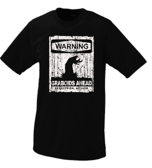 Warning Graboid Ahead T shirt Tremors Parody