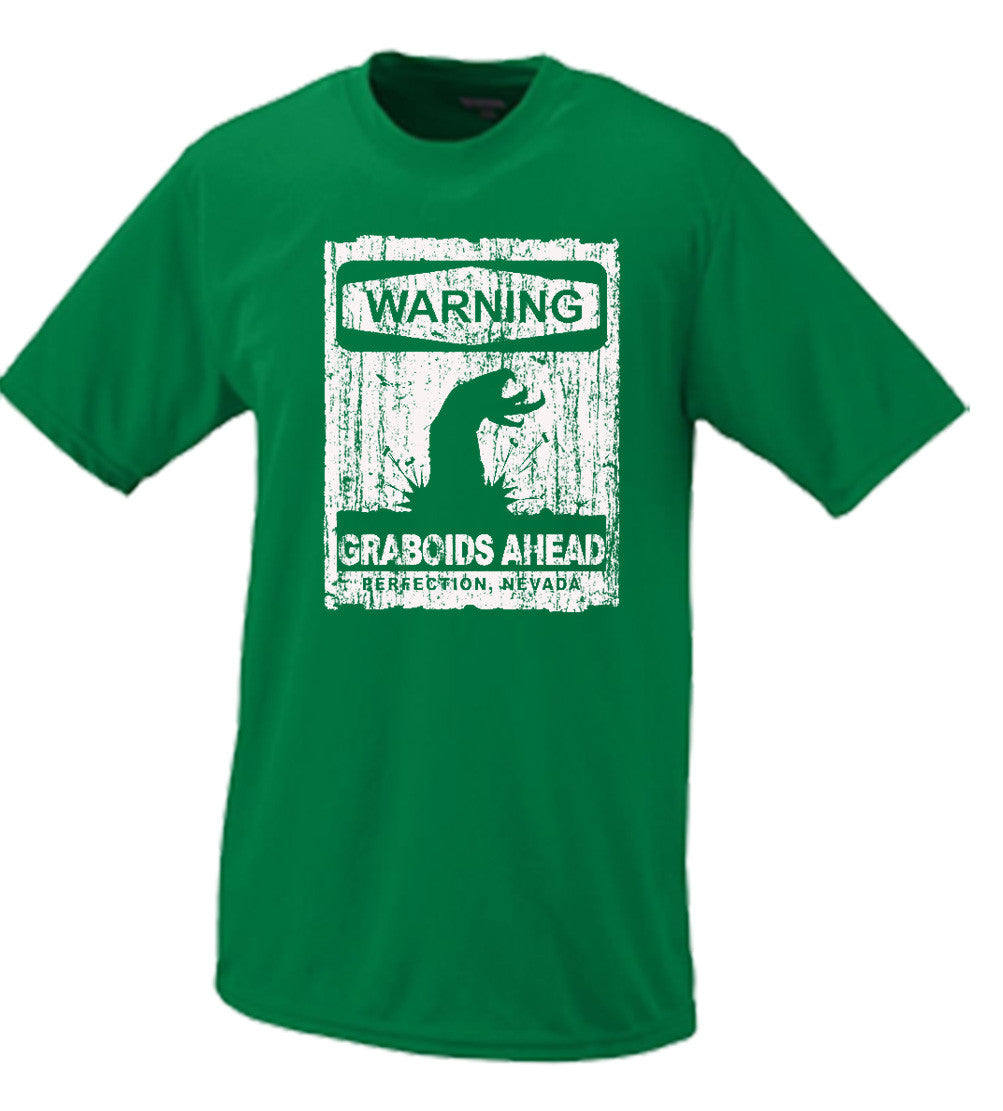 Warning Graboid Ahead T shirt Tremors Parody
